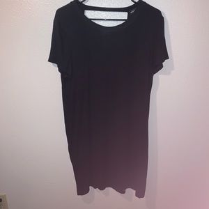 WET SEAL Black T-shirt dress